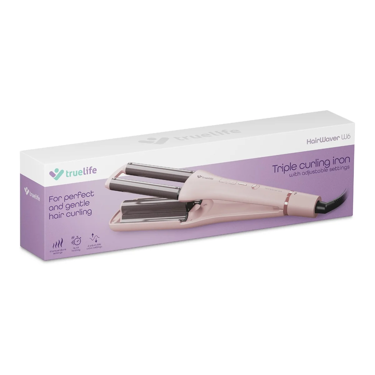 Truelife HairWaver W6 trojitá kulma na vlasy