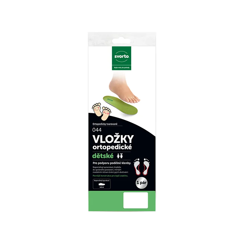 Svorto 044 Vložky ortopedické dětské vel. 26 1 pár