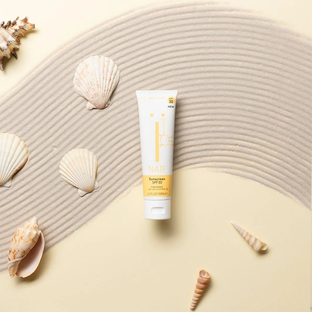 NAIF Ochranný krém na opalování pro děti a miminka SPF30 100 ml