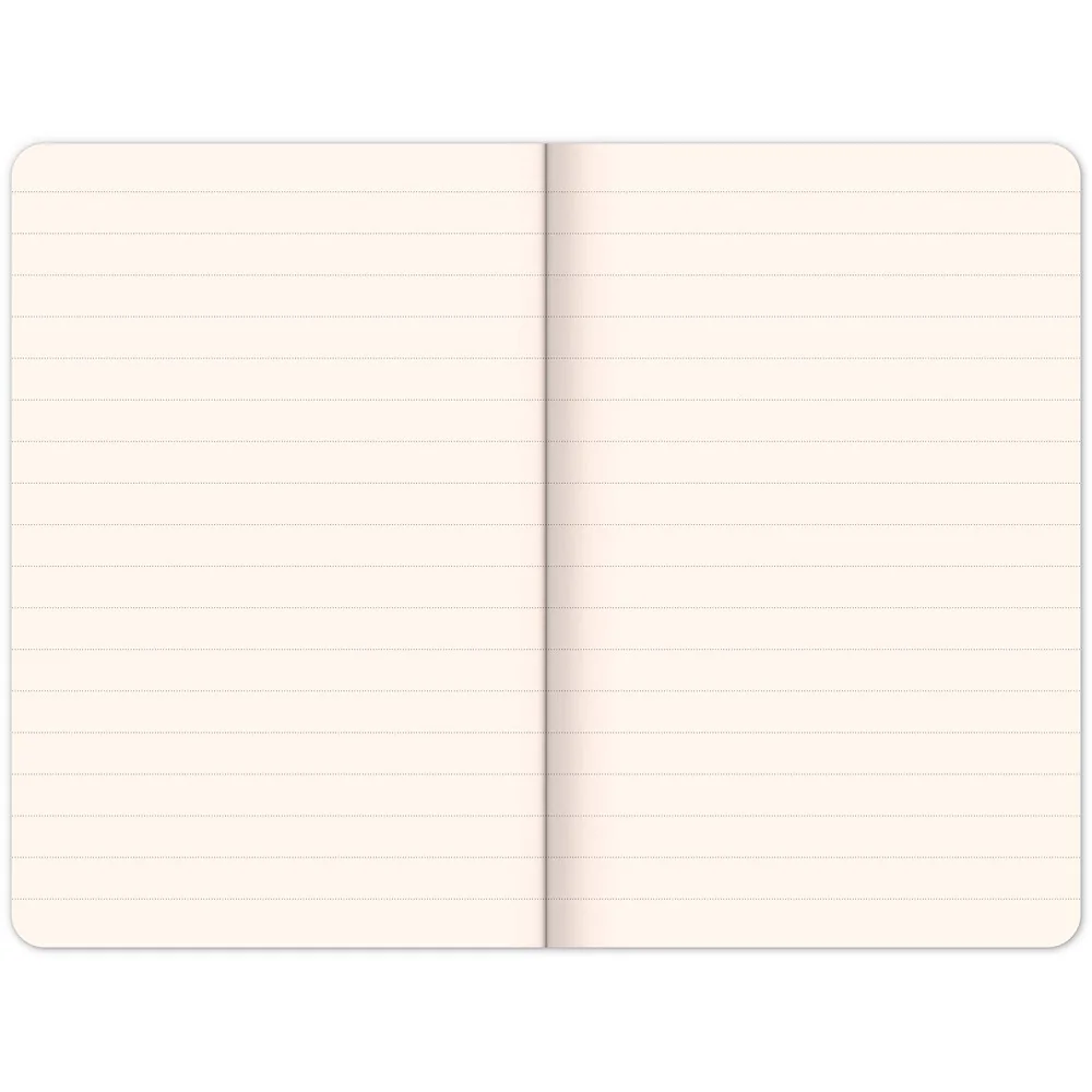NOTIQUE Notes Hardy modrý, linkovaný 13 × 21 cm