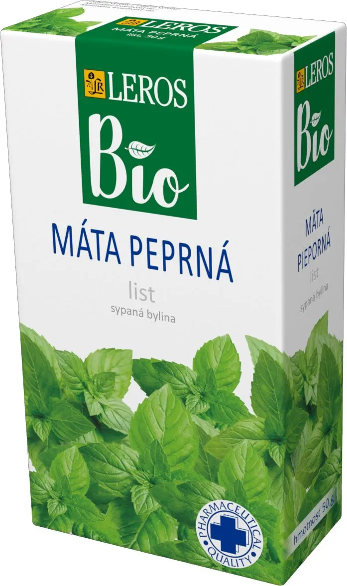 Leros BIO Máta peprná list sypaný čaj 50 g