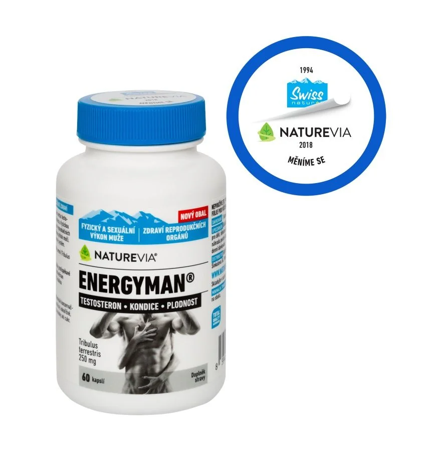 NatureVia Energyman 60 kapslí