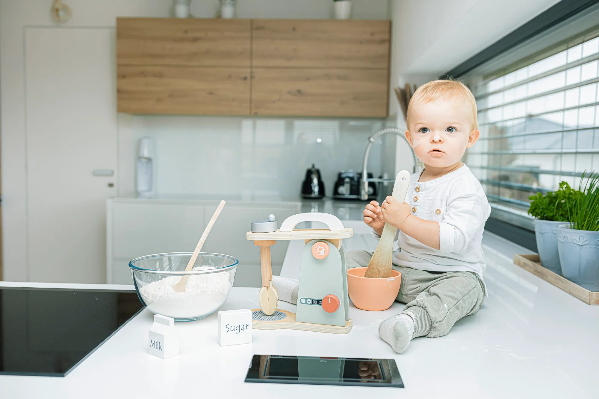 Zopa Dřevěný mixér set, Wood
