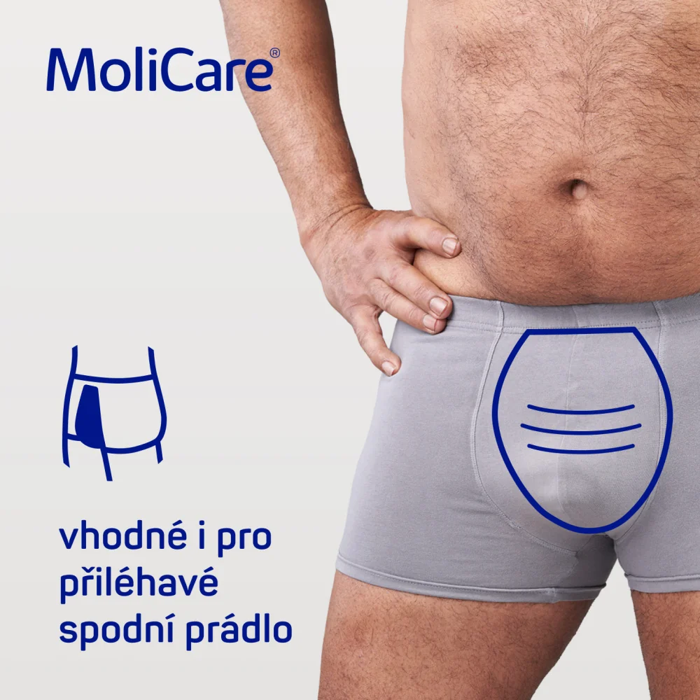 MoliCare Men 4 kapky inkontinenční vložky 2x14 ks duopack