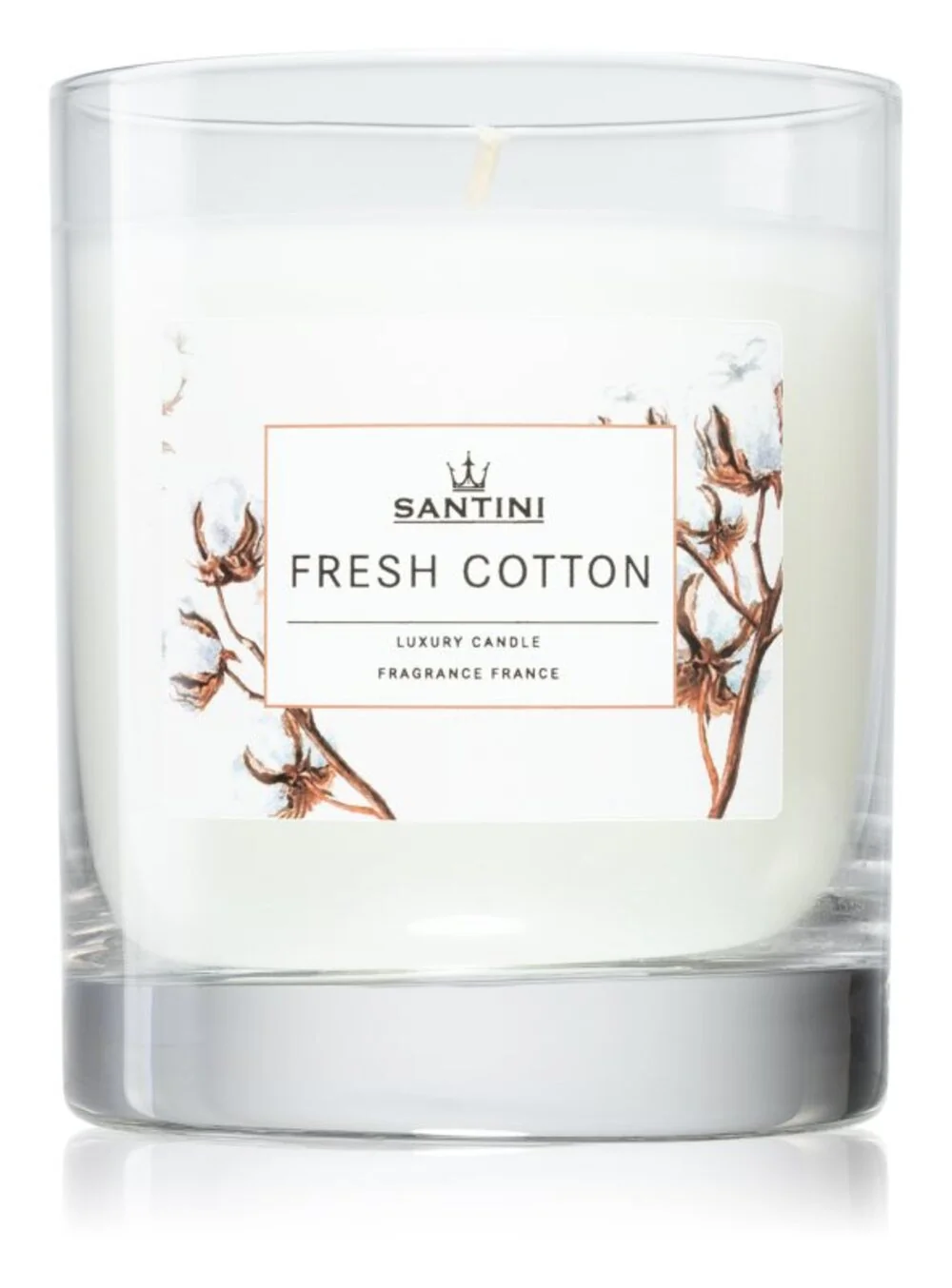 Santini Luxusní svíčka - Fresh Cotton
