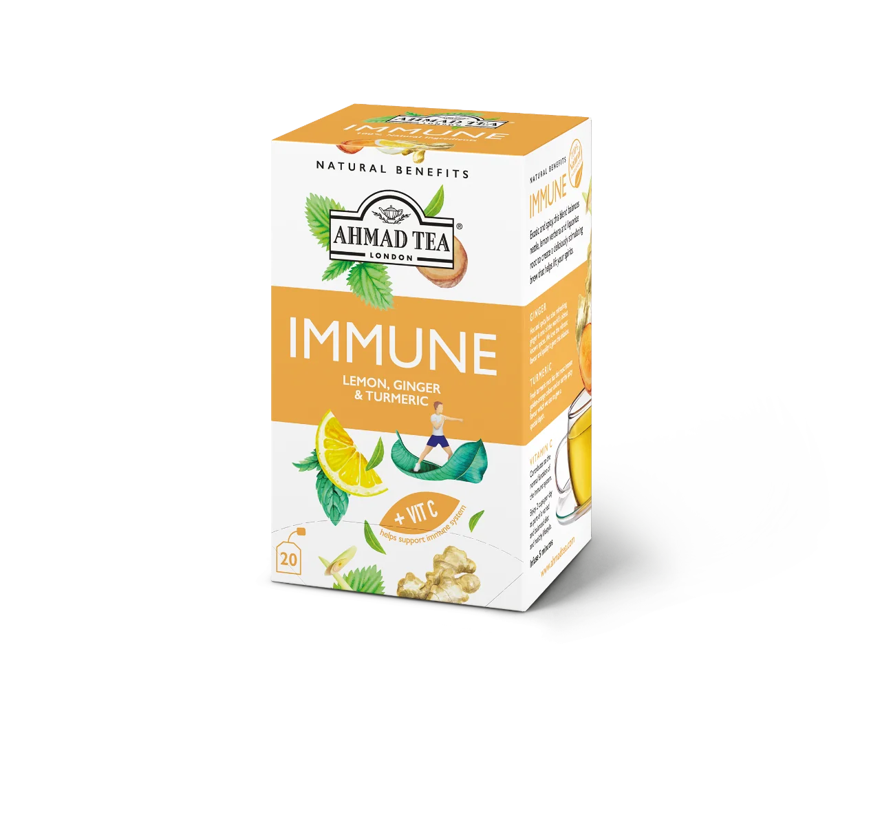 Ahmad Tea Immune porcovaný čaj 20x1,5 g