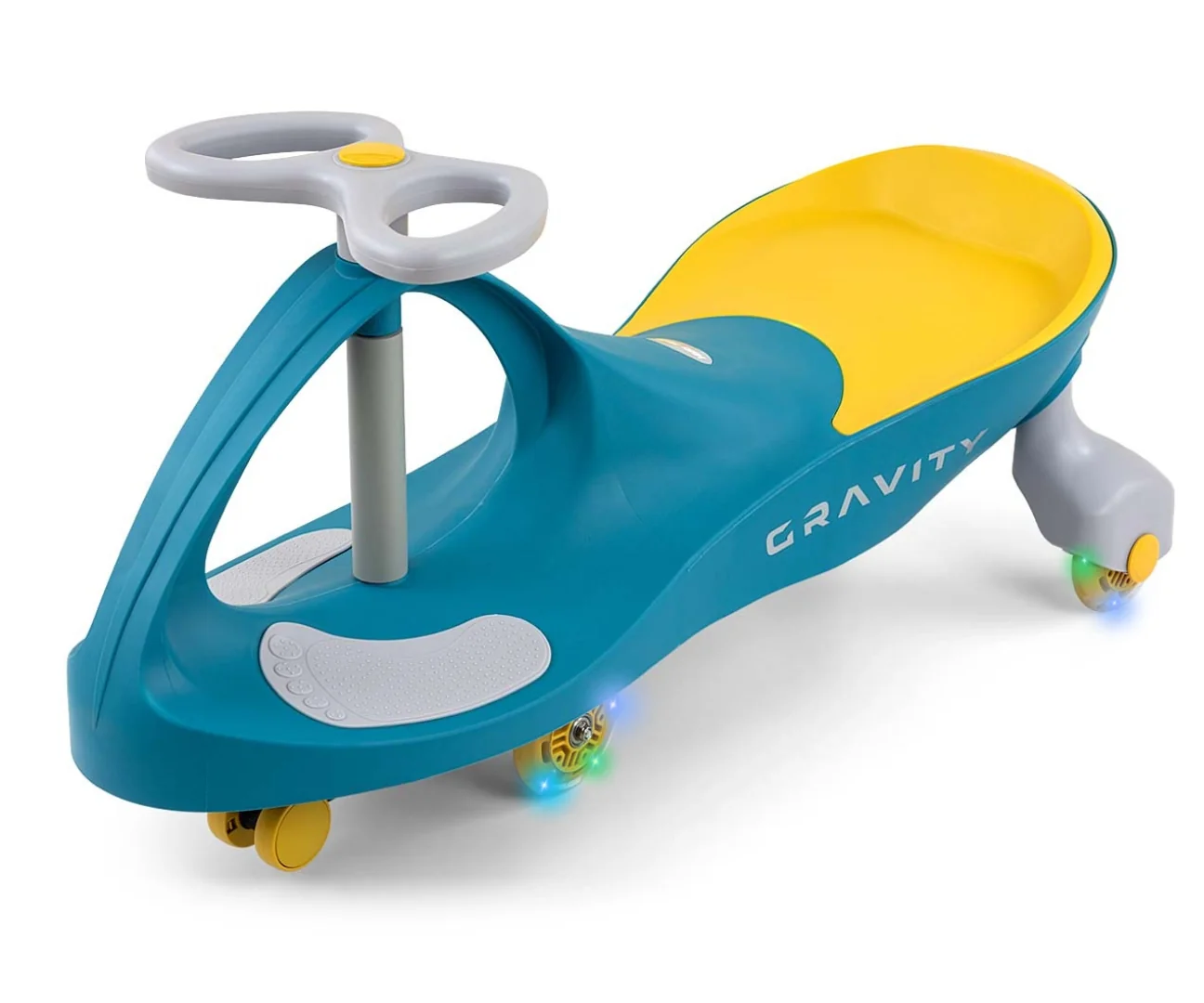 Milly Mally Gravitační vozítko GRAVITY se svítícími LED koly – zelené žluté 