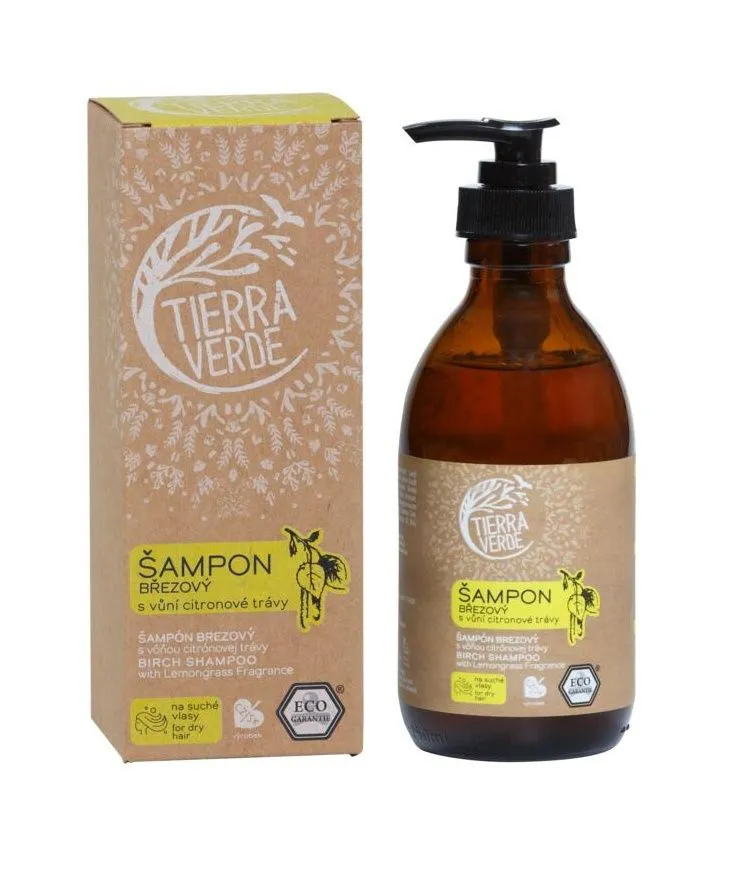 Tierra Verde Šampon březový s vůní citronové trávy