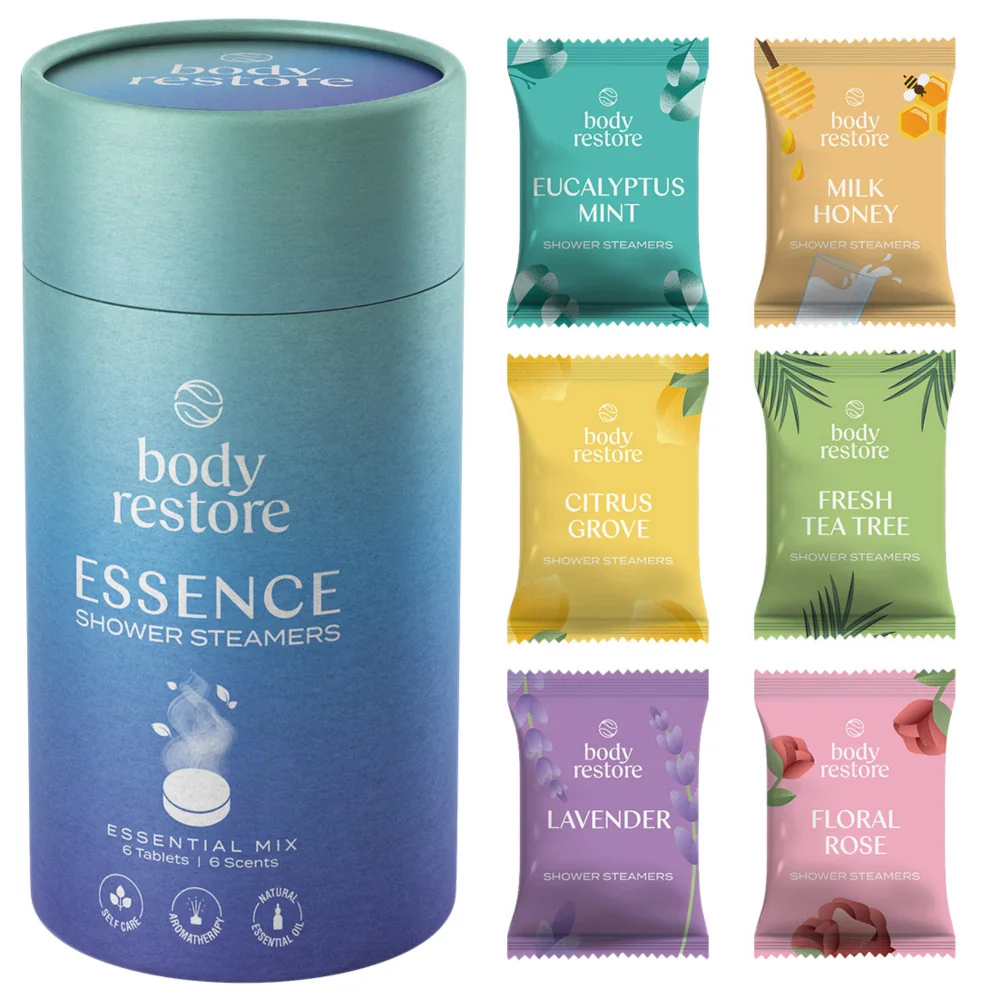 Body Restore Aromatické tablety do sprchy essence variety 6 ks