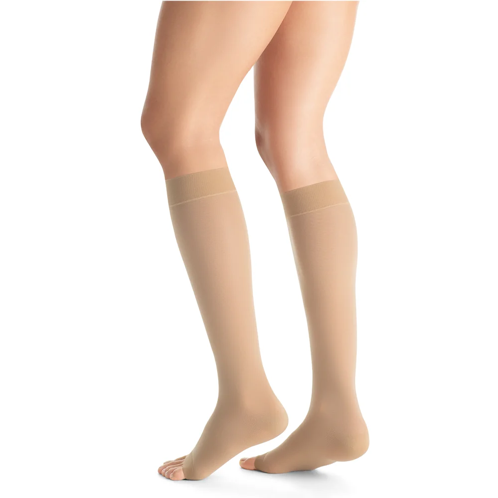 JOBST Ultra Sheer KT 1 Lýtkové punčochy bez špice vel. III 1 pár karamelové