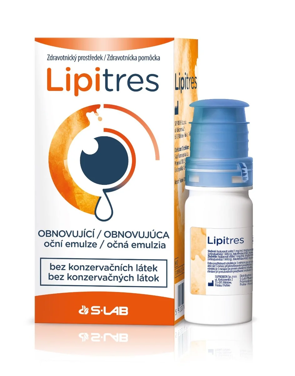 Lipitres Obnovující oční emulze 10 ml