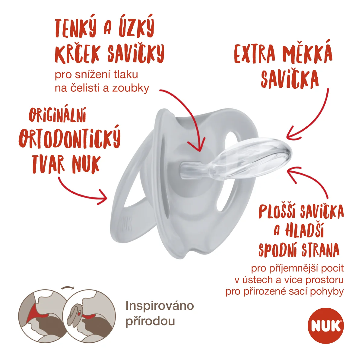 NUK Dudlík Disney Medvídek Pú 0-6m box