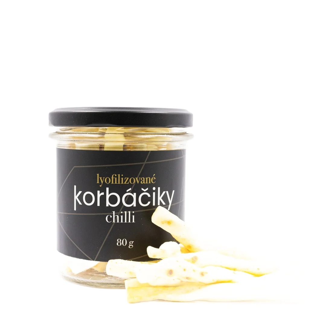 Lyopotraviny Lyofilizované korbáčiky - chilli, 80 g, Dárkové balení