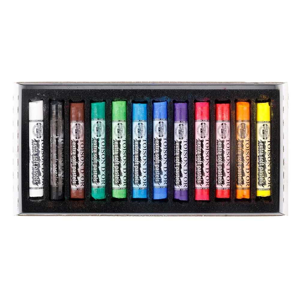 KOH-I-NOOR TOISON D´OR EXTRA SOFT 8552/12 - prašné křídy - 12 ks