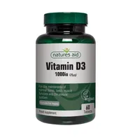 Natures Aid Vitamín D3 Vegan 1000 IU