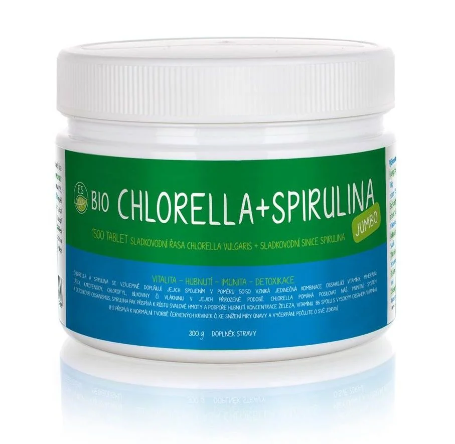 ES BIO Chlorella + Spirulina Jumbo 1500 tablet
