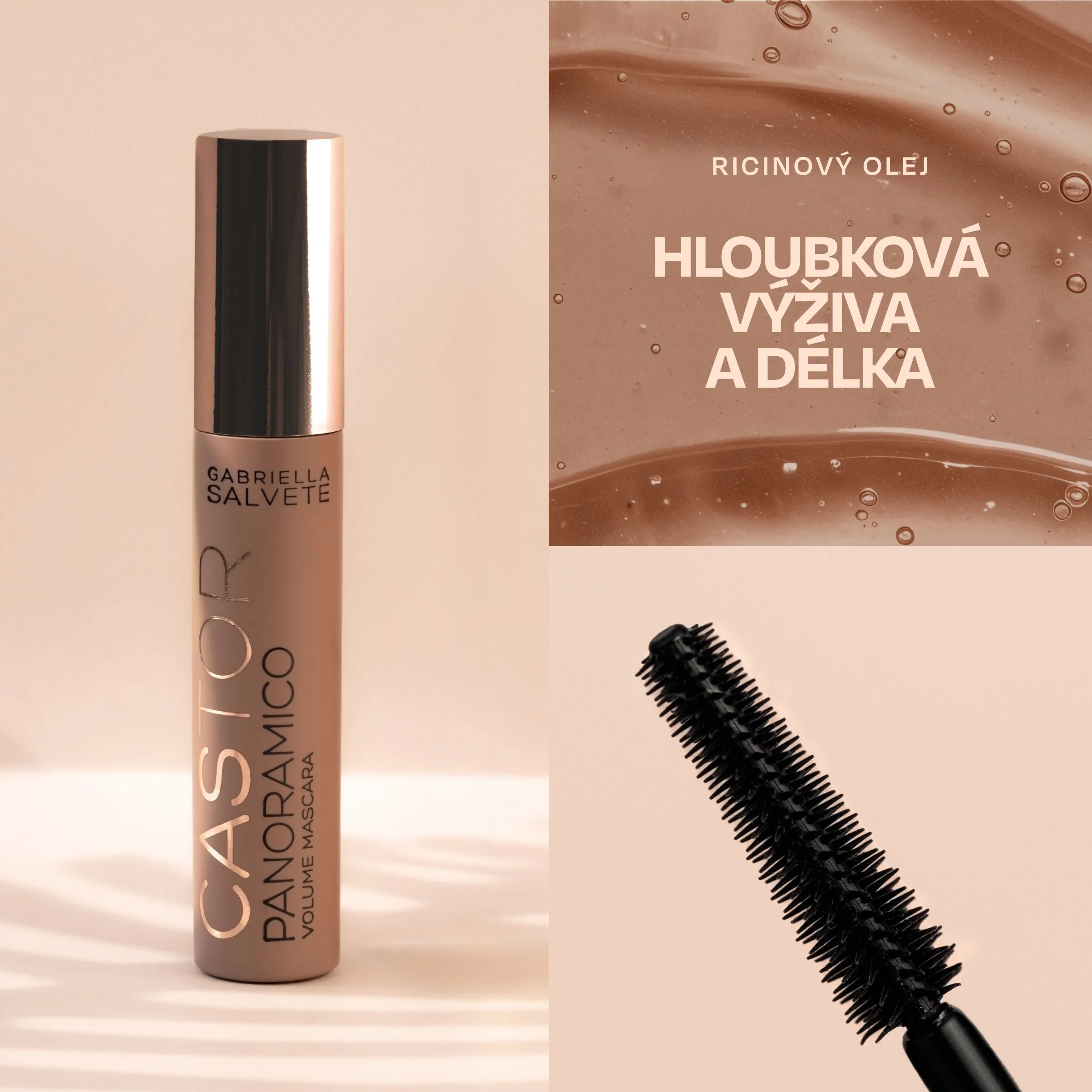 Gabriella Salvete Panoramico Castor Oil řasenka 13 ml