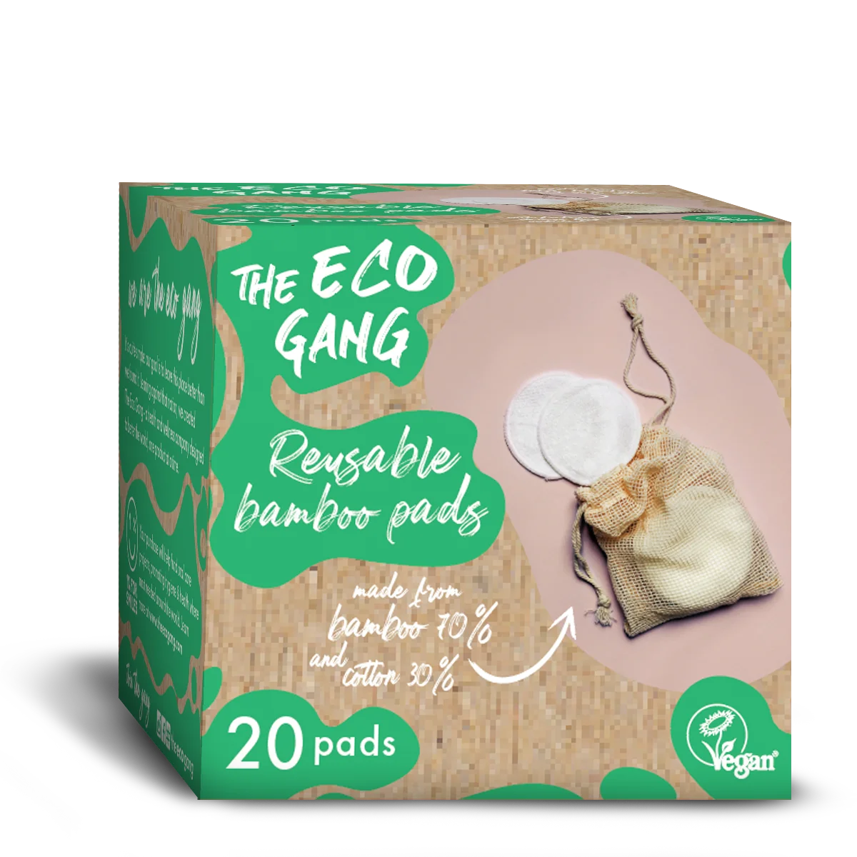 the ECO GANG Čisticí vatové tampóny z bambusu 20 ks