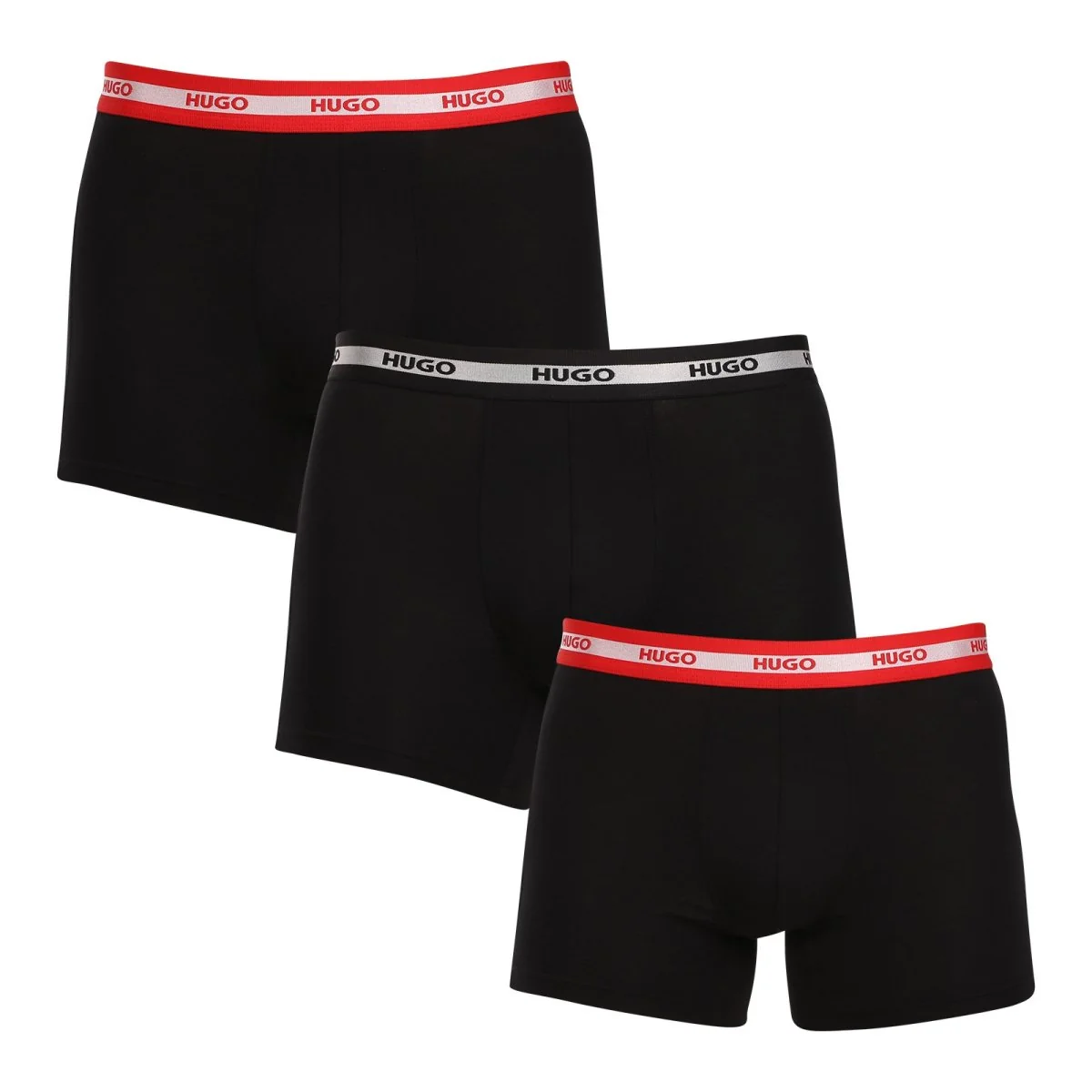 HUGO 3PACK pánské boxerky černé (50520475 962) M 