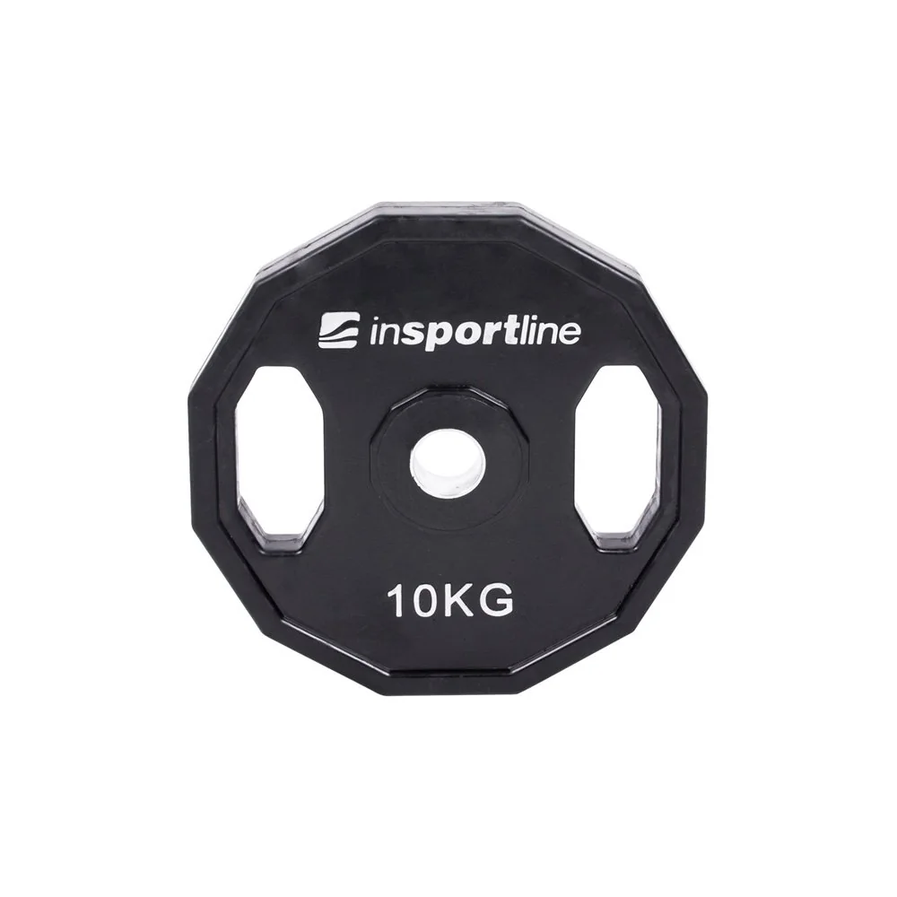 inSPORTline Pogumovaný kotouč Ruberton 10 kg 30 mm