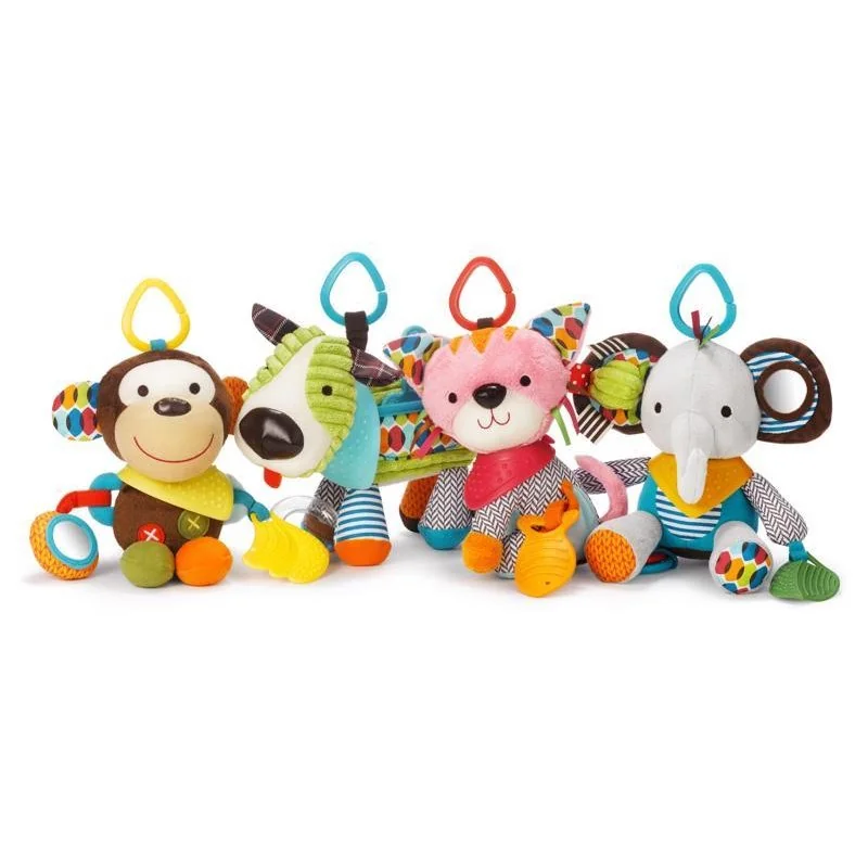 SKIP HOP Hračka aktivní na C kroužku Bandana Buddies Sloník 0m+