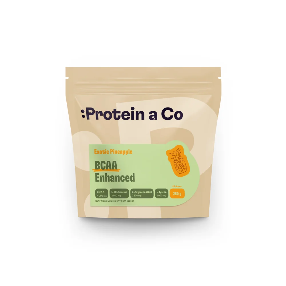 Protein a Co BCAA ENHANCED – komplex aminokyselin 500 g, Exotic pineapple