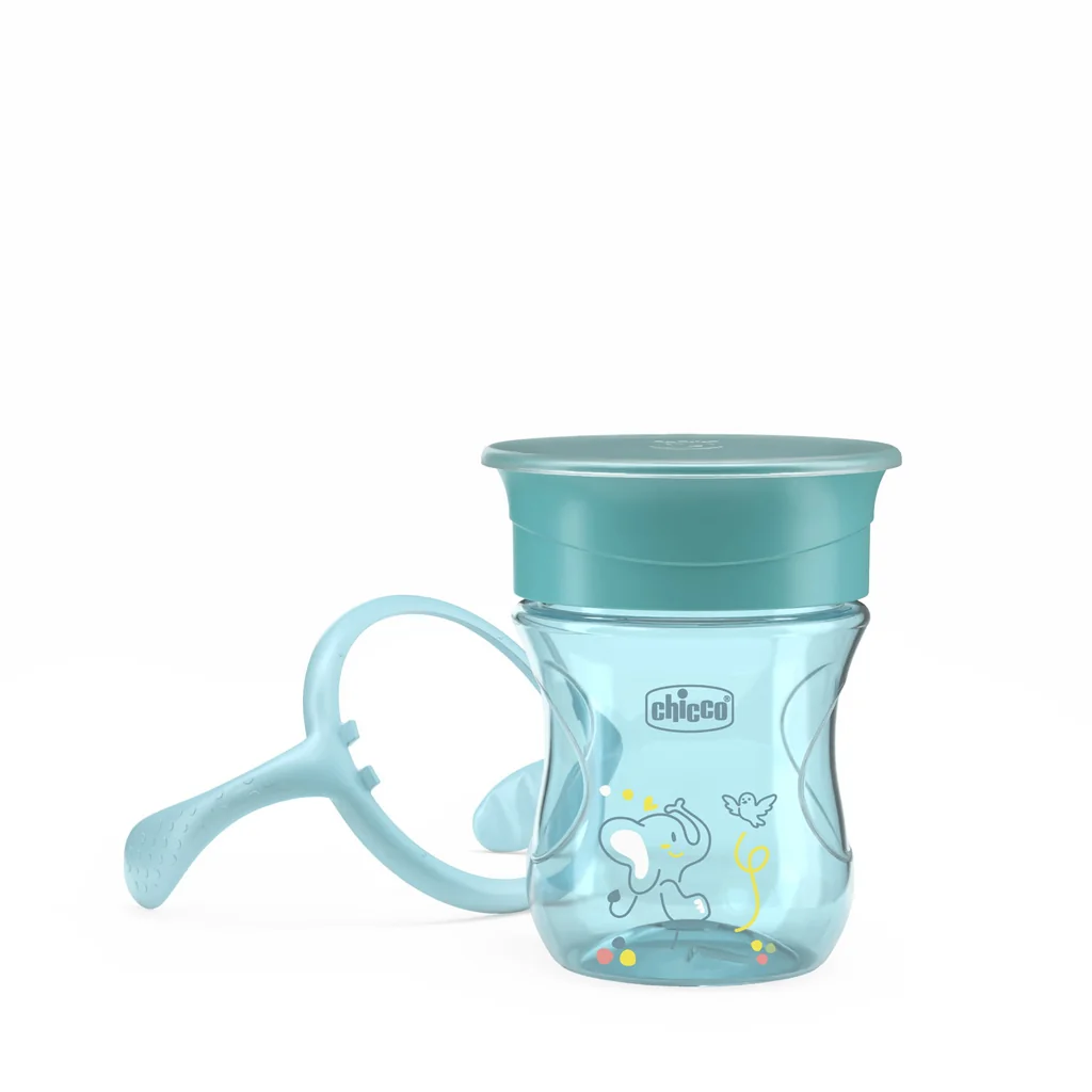Chicco Hrneček 360 Perfect X s držadly 12m+ 200 ml teal