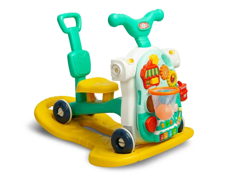 Toyz Multifunkční chodítko 5v1 - tyrkys, zelené