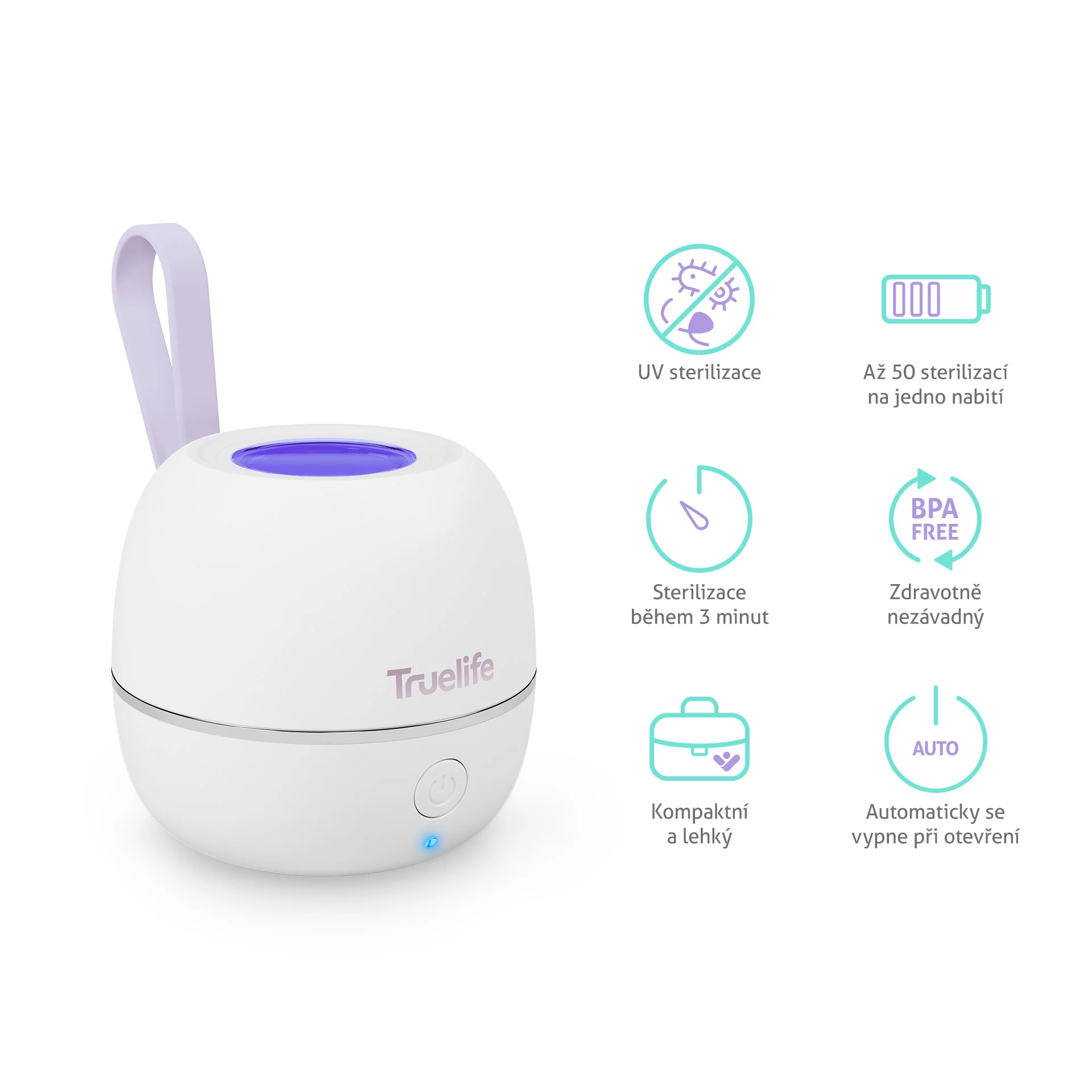 Truelife Pacifier UV Sterilizer S3 sterilizátor dudlíků