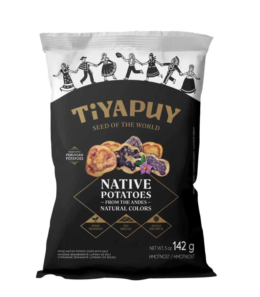 Nutricius TIYAPUY brambůrky Natural se solí 142 g