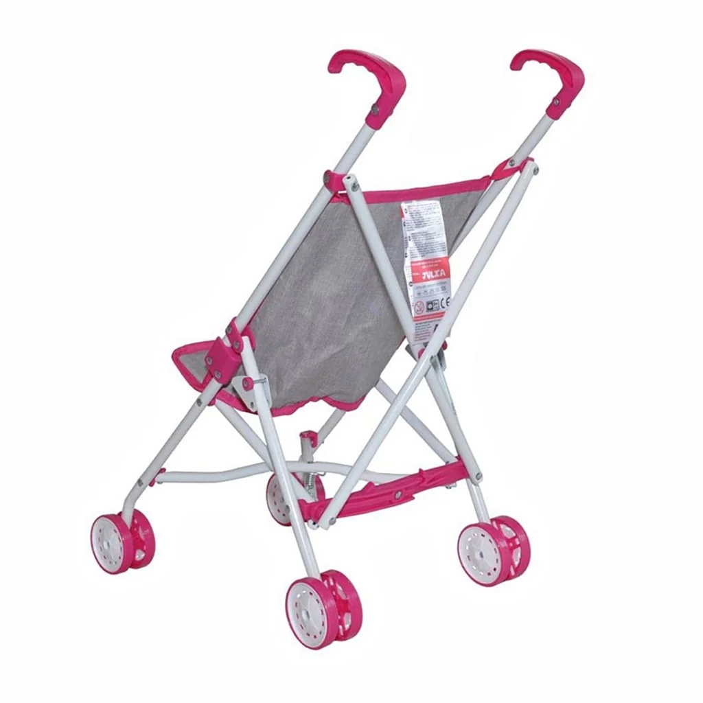 Milly Mally Golfový kočárek pro panenky Julia Prestige, růžová/šedá