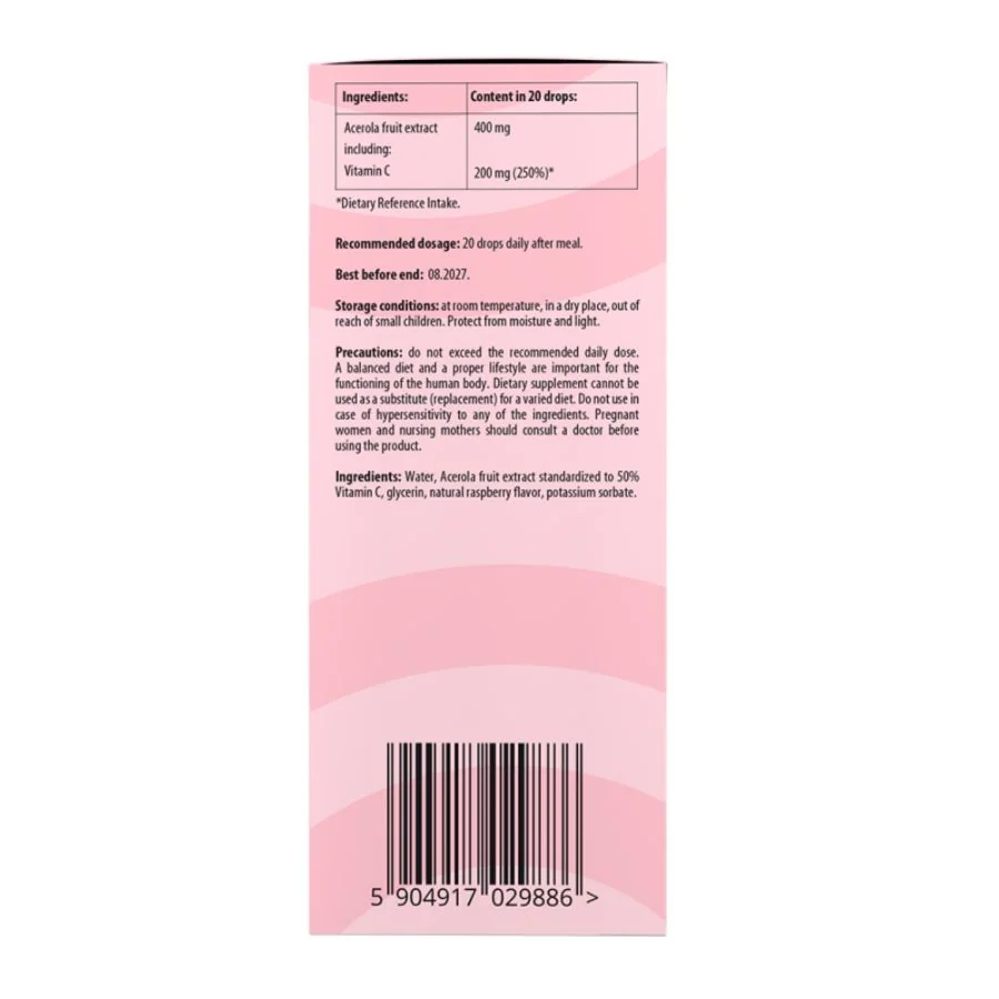Best Lab Best Vitamin C Junior kapky s acerola 50 ml
