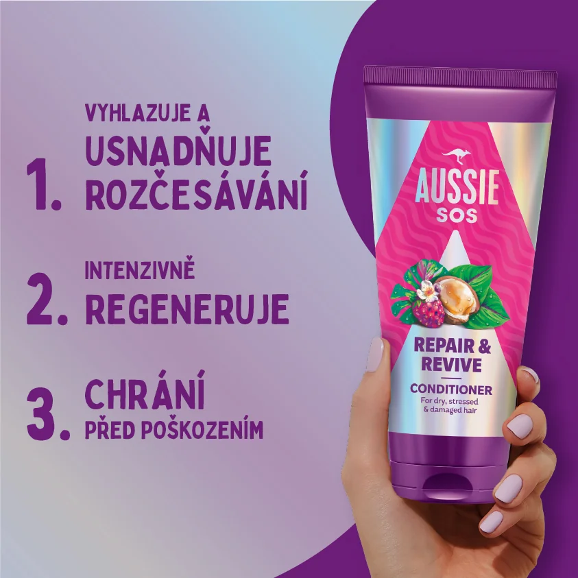 Aussie SOS Repair & Revive kondicionér 200 ml