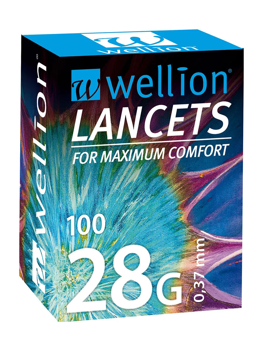 Wellion LUNA lancety 28G 100 ks