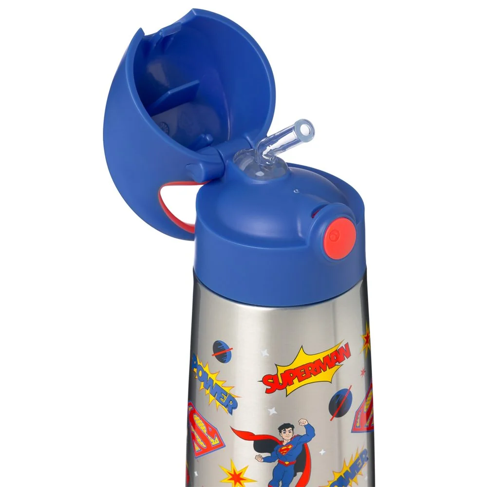 B.BOX Termoska na pití s brčkem 350 ml - Superman |