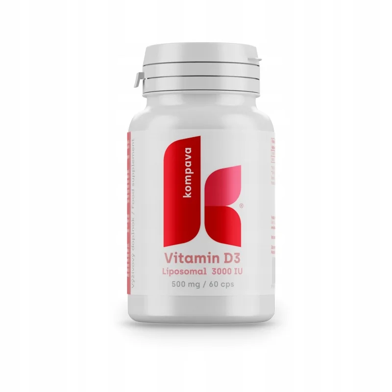 KOMPAVA Lipozomální Vitamín D3 - 60 kapslí