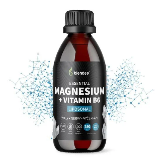 Blendea Lipozomální Hořčík + Vitamín B6 250 ml