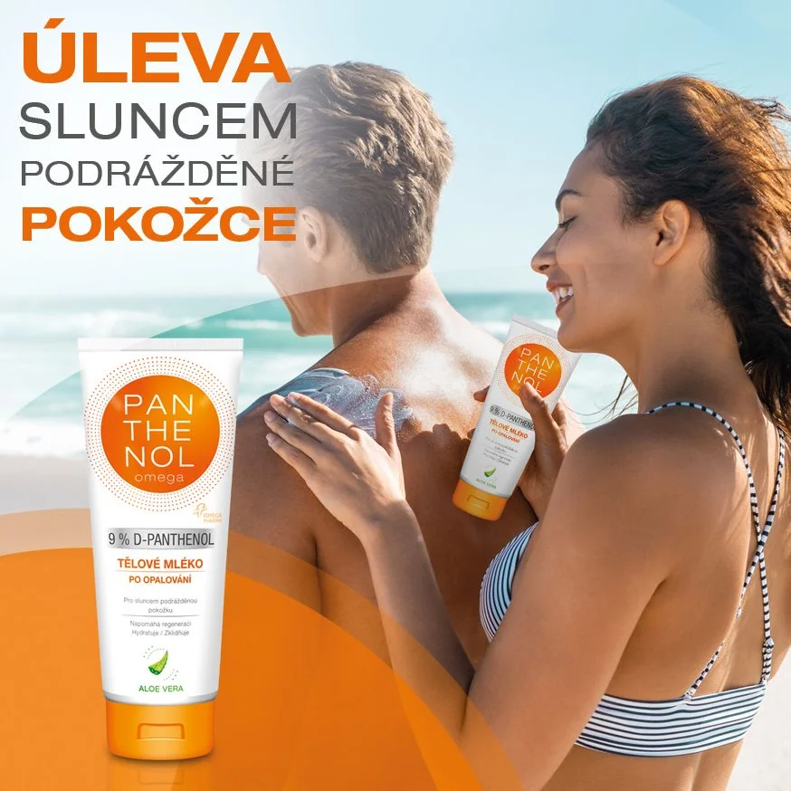 Panthenol Omega Tělové mléko aloe vera 9 % 250 ml