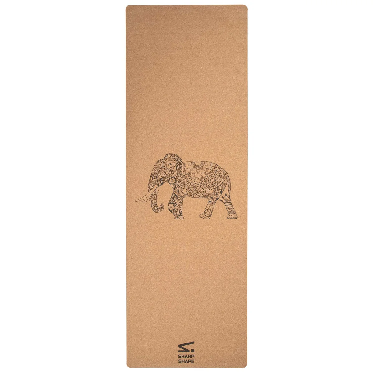 SharpShape Korková cestovní jogamatka Elephant