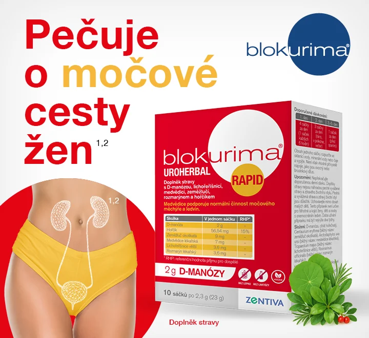 Blokurima. Pečuje o močové cesty žen. Blokurima. Pečuje o močové cesty žen.
