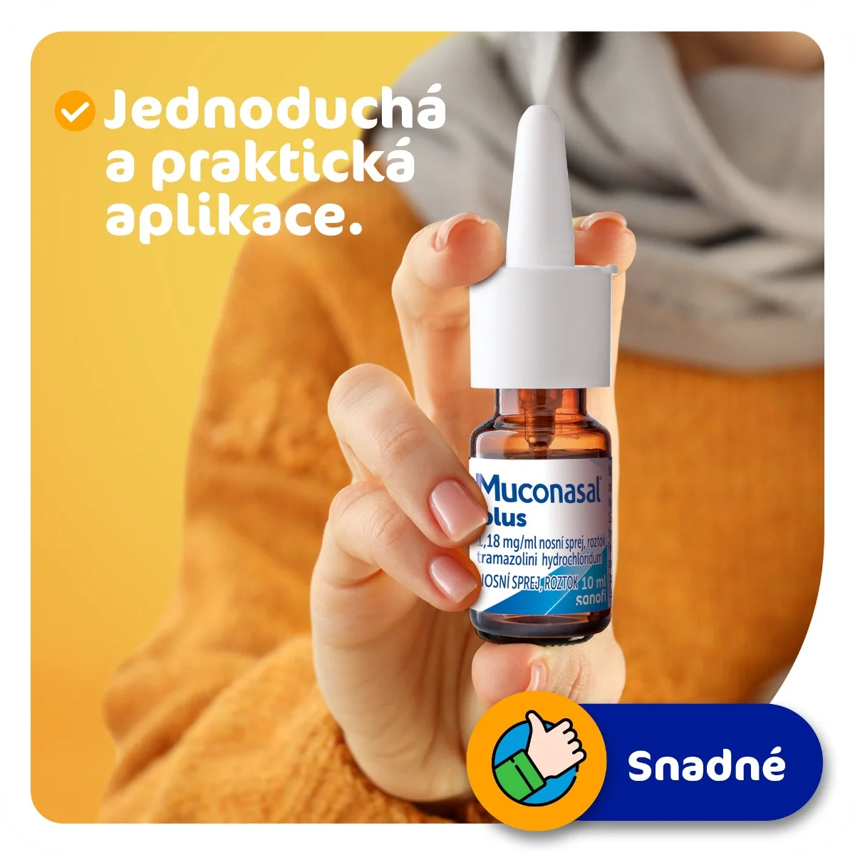 Muconasal Plus nosní sprej 10 ml