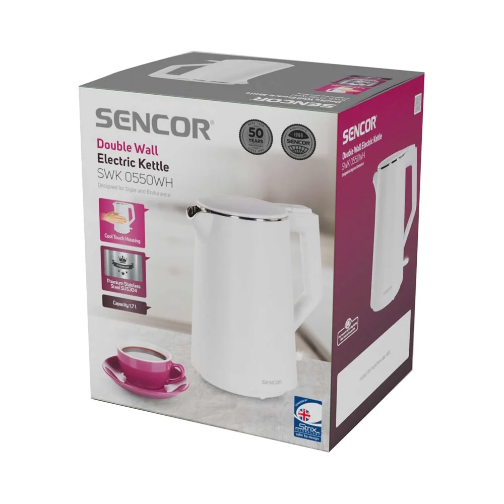 SENCOR SWK 0550WH varná konvice bílá