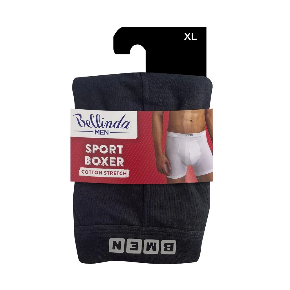 Bellinda Pánské bavlněné boxerky Sport vel. XL 1 ks černé