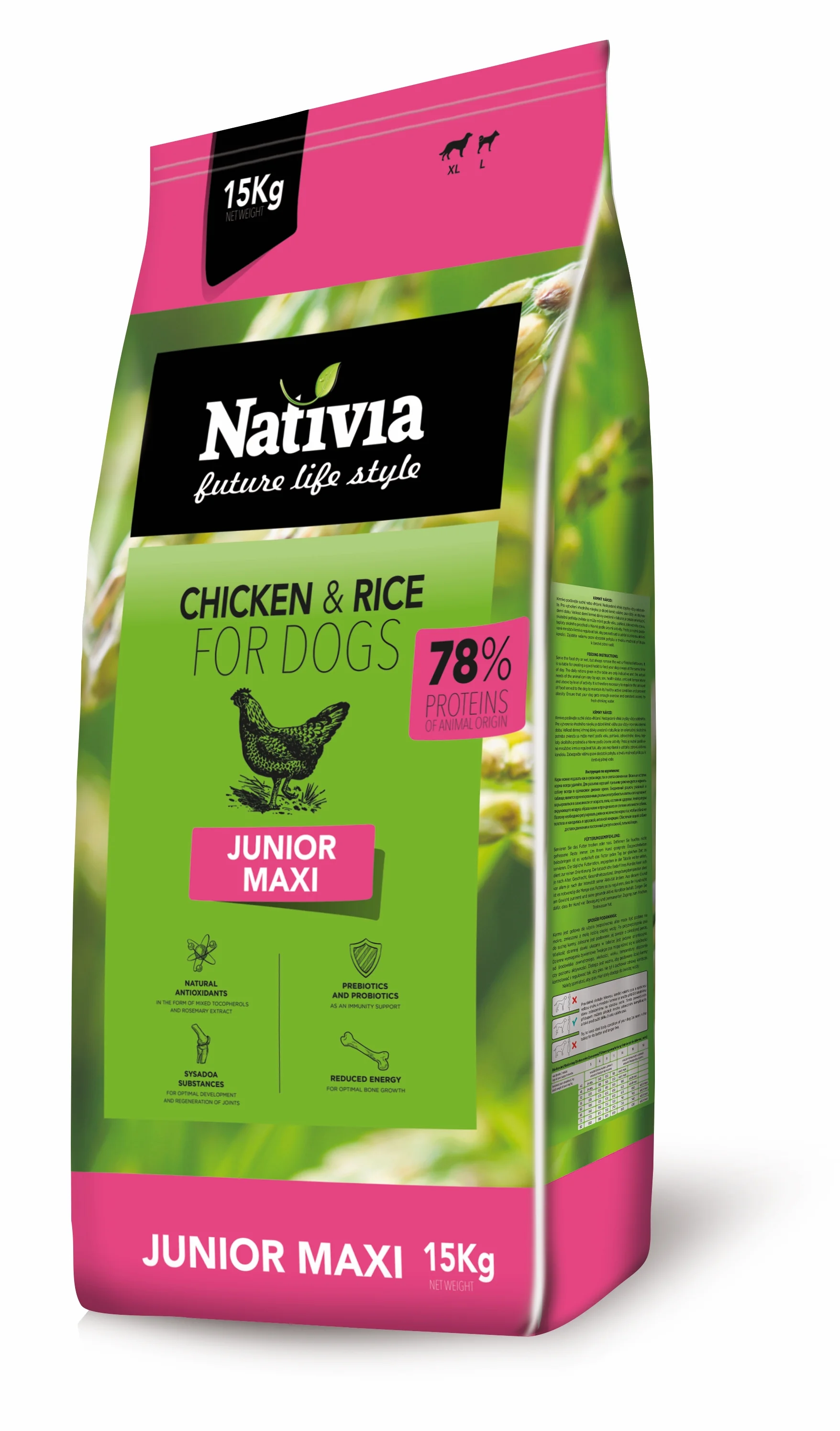 Nativia Junior maxi 15 kg