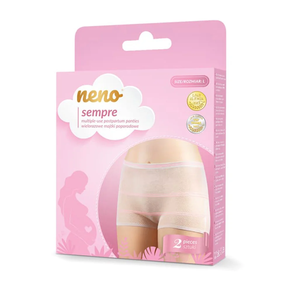 NENO Sempre poporodní kalhotky vel. L 2 ks