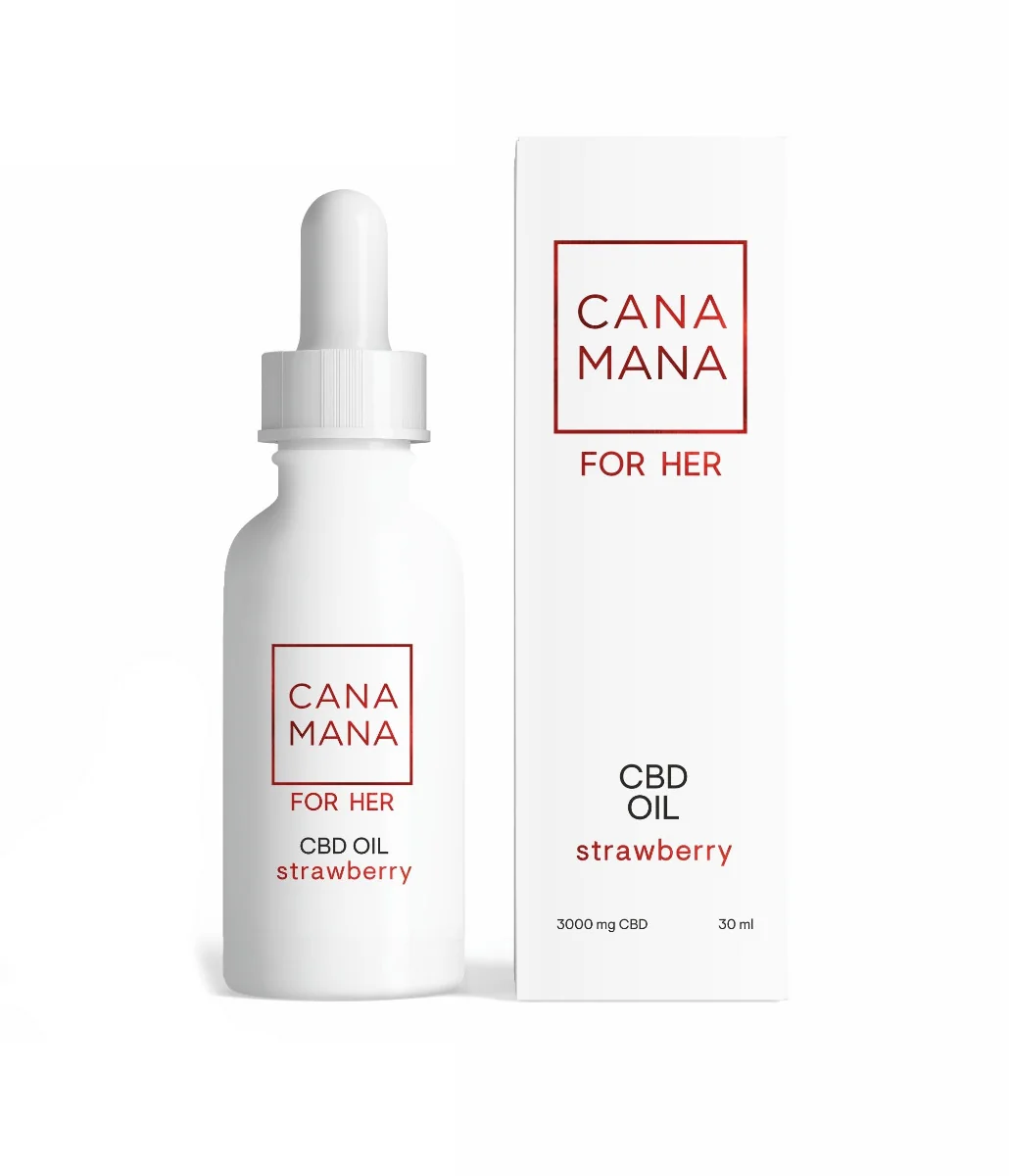 CANAMANA for Her CBD Oil strawberry 30 ml