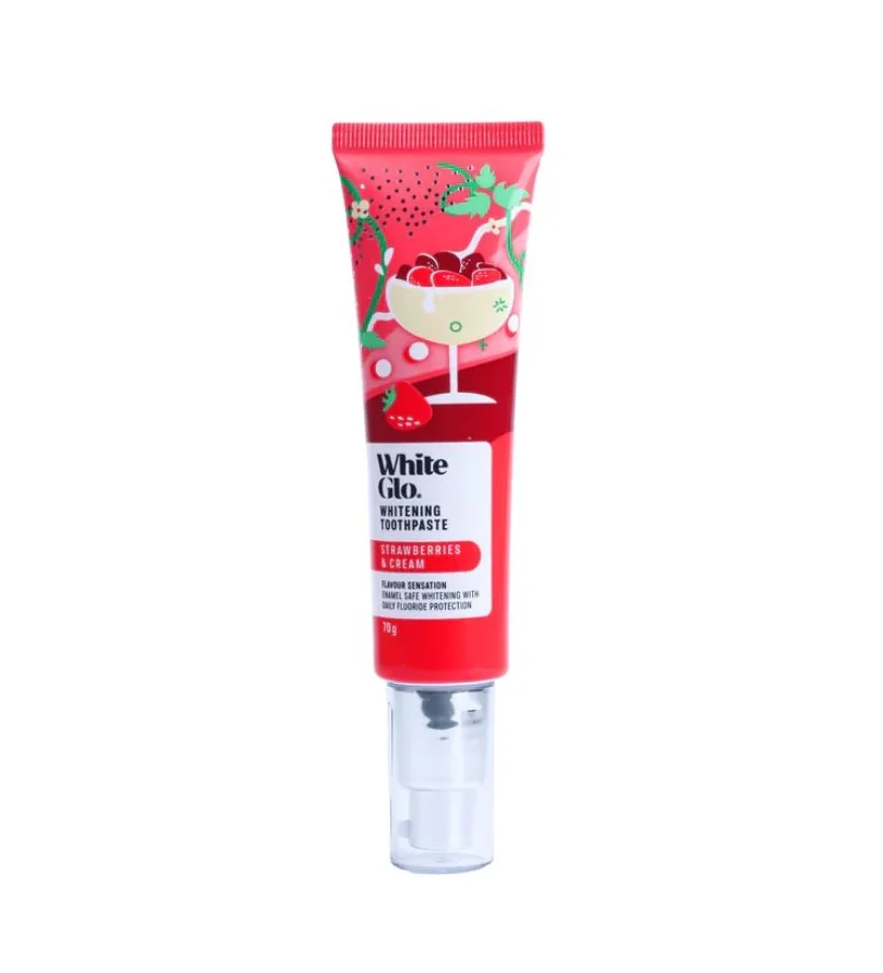 White Glo Zubní pasta Strawberries and Cream 70 g
