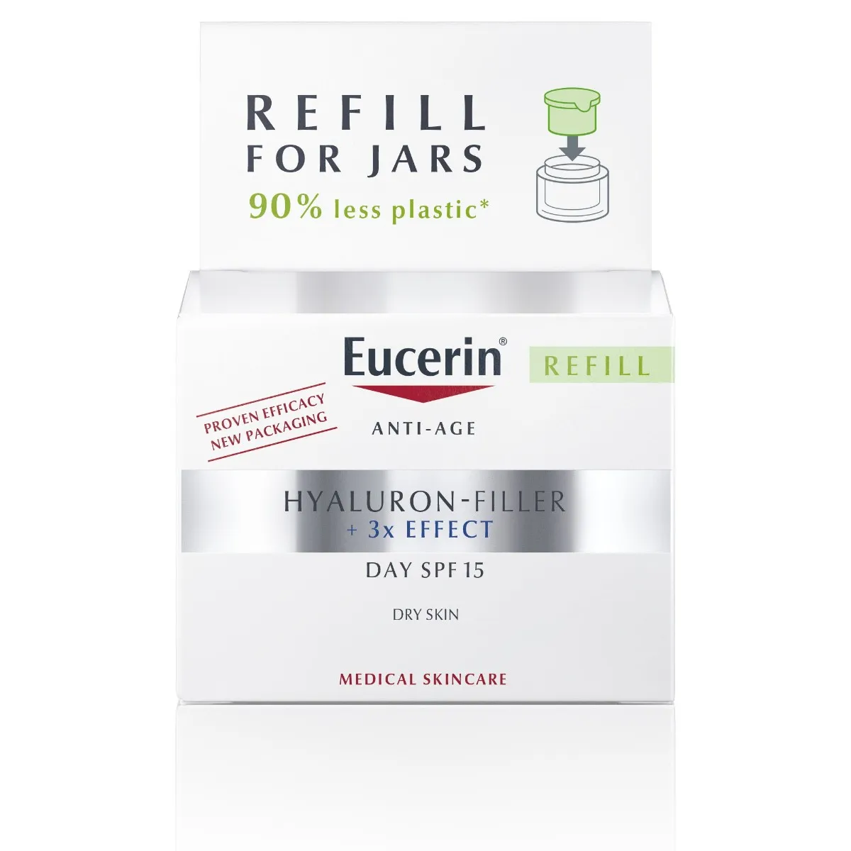 Eucerin Hyaluron-Filler + 3x Effect denní krém náhradní náplň 50 ml