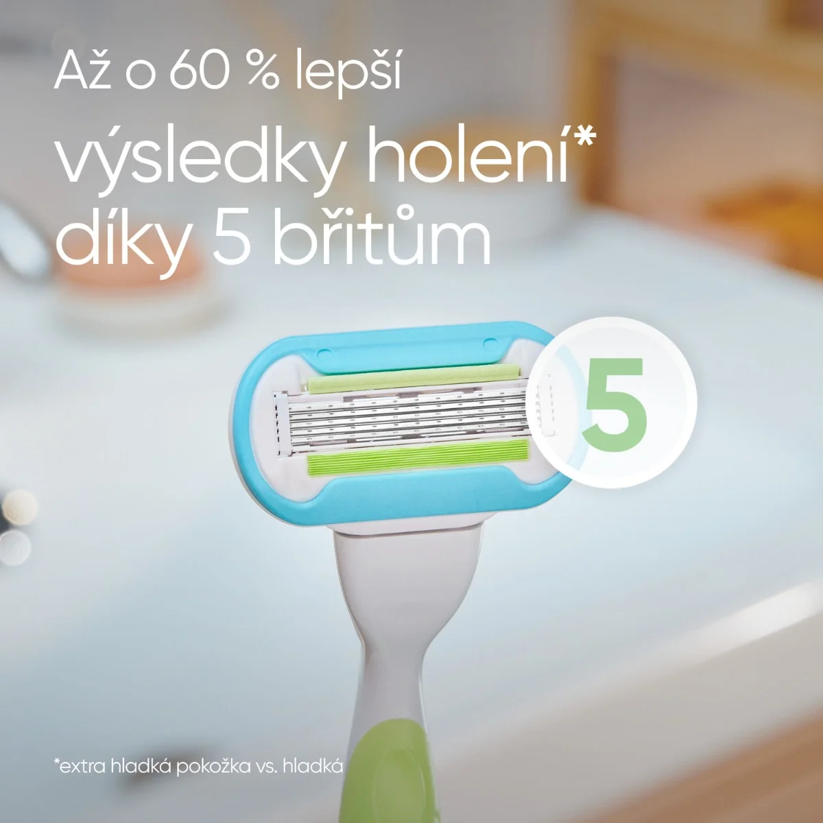 Gillette Venus Extra Smooth náhradní hlavice 4 ks