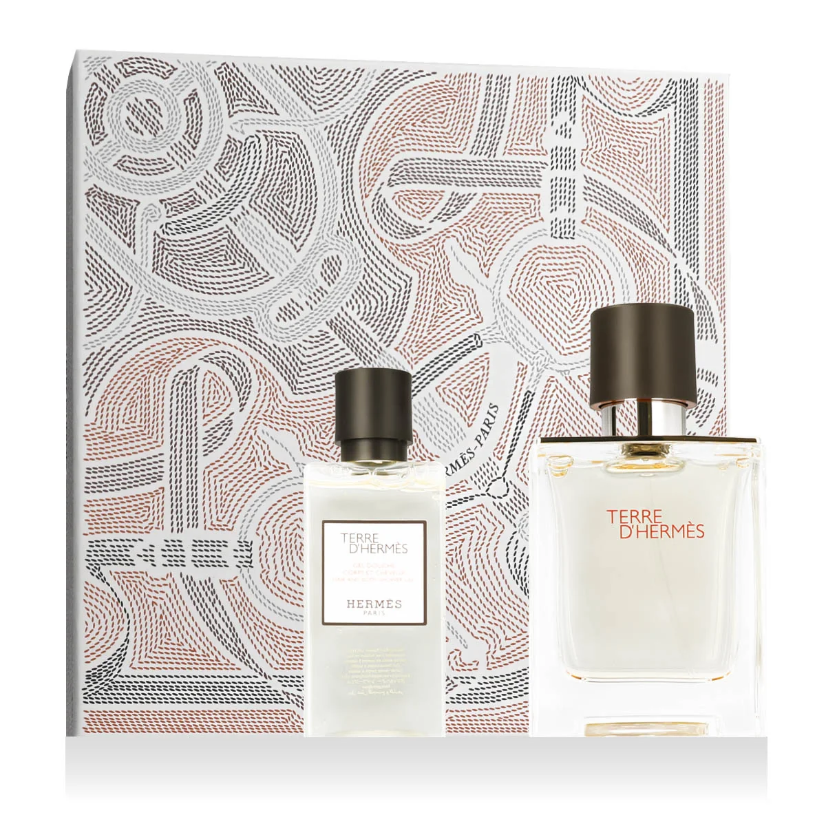 Hermès Terre D' EDT 50 ml + SG 40 ml M (Embroidered Cover)